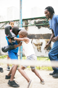 Boxeo en la Habana Vieja